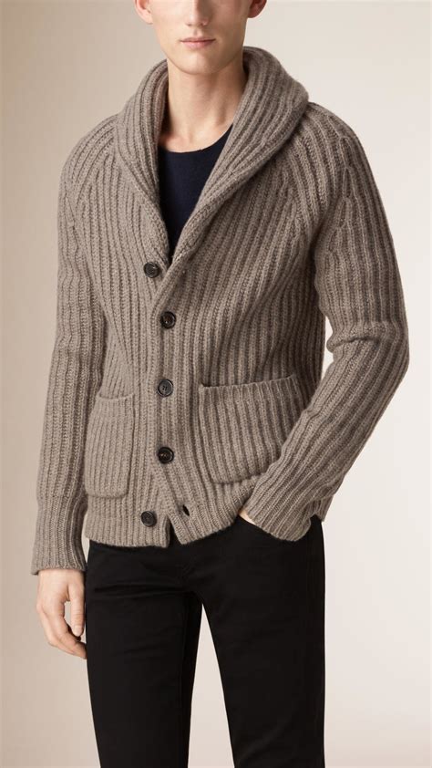 men's burberry cardigan|Burberry cashmere knit cardigan.